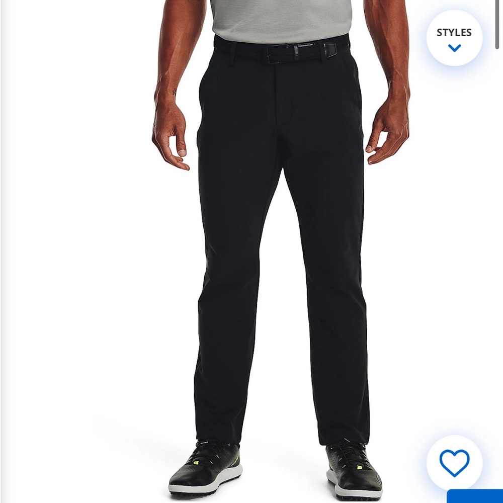 Under Armour Black Chinos